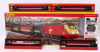 Lot 466 - R1023 Hornby Train set ‘Virgin Trains 125’...