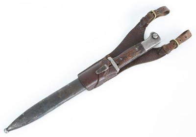 Lot 3325 - A German K98 Mauser bayonet, the 24.5cm...