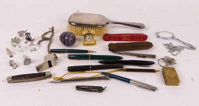 Lot 321 - Miscellaneous items to include a silver clad...