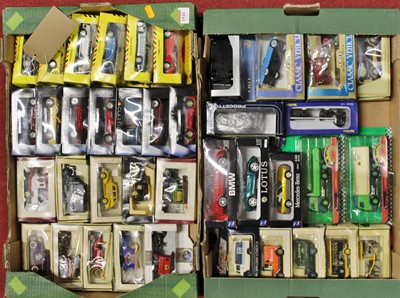 Lot 1544 - Two trays of modern issue diecast, to include...