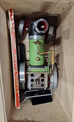 Lot 1557 - A Mamod TE1 traction engine, housed in the...