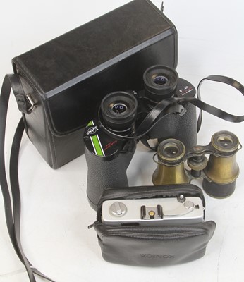 Lot 529 - A Konica C35 automatic film camera; together...