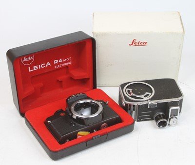 Lot 533 - A Leica R4S film camera, numbered 1687818, in...