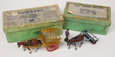 Lot 540 - A pair of boxed Britains Home Farm series...