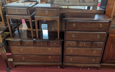 Lot 1374 - Stag Minstrel bedroom furniture, to include; a...