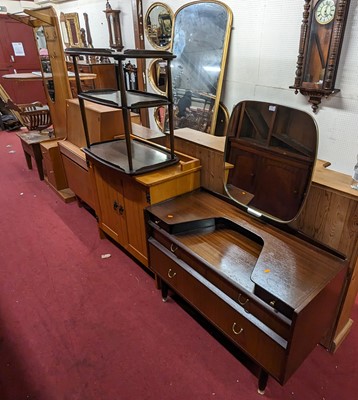 Lot 1376 - A collection of mid-century furniture, to...