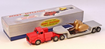 Lot 1333 - Dinky Toys No.986 Mighty Antar low loader with...