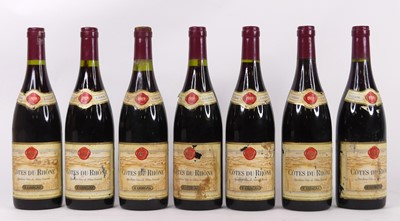 Lot 1108 - E. Guigal Cotes de Rhone, 1989, France, seven...