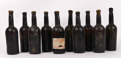 Lot 1356 - Ten half bottles of Old Madeira, one with...