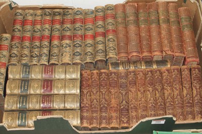 Lot 588 - A collection of 19th century leather bound...