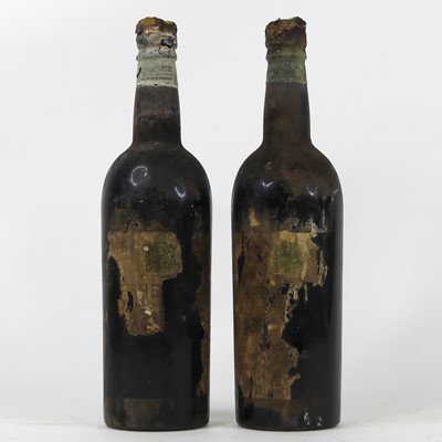 Lot 1362 - Two bottles of vintage sherry, believed to be...