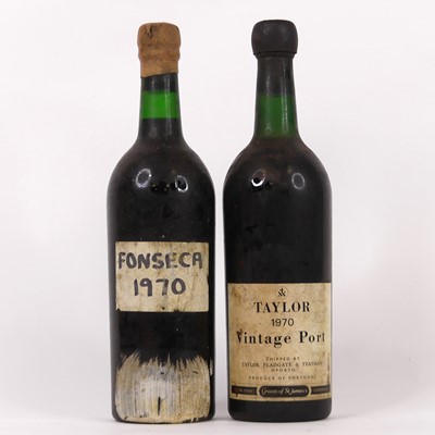 Lot 1365 - Taylor's vintage port, 1970, one bottle; and...