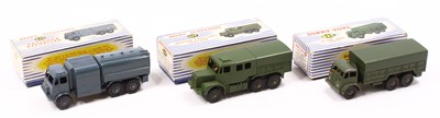 Lot 1642 - Dinky toys group of 3 boxed military diecast...