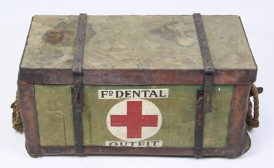 Lot 3215 - A WW II Airborne Forces medical drop trunk, of...