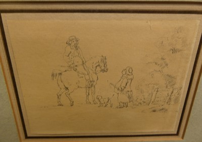 Lot 1105 - Thomas Rowlandson (1756-1827) - Country scene,...