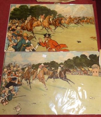 Lot 1150 - Assorted sporting prints, to include Cecil...