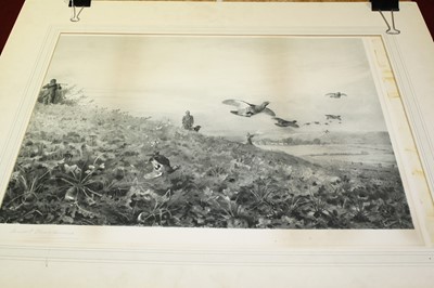 Lot 1157 - Archibald Thorburn (1860-1935) - monochrome...