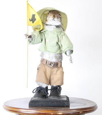 Lot 3632 - An anthropomorphic taxidermy Grey Squirrel...