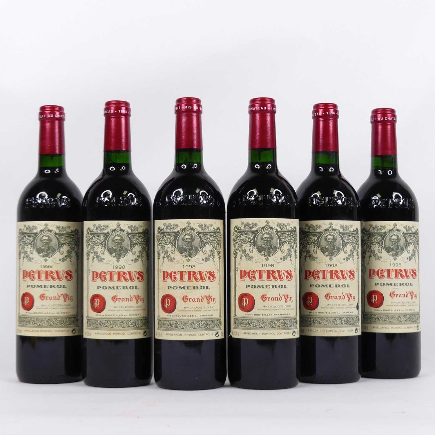 Lot 1094 - Chateau Petrus 1998 Pomerol, six bottles (OWC)