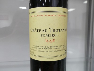 Lot 1095 - Chateau Trotanoy 1998 Pomerol, 12 bottles (OWC)