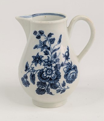 Lot 2076 - A Worcester blue and white porcelain...