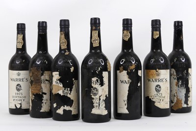 Lot 1348 - Warre's Vintage Port 1975, seven bottles