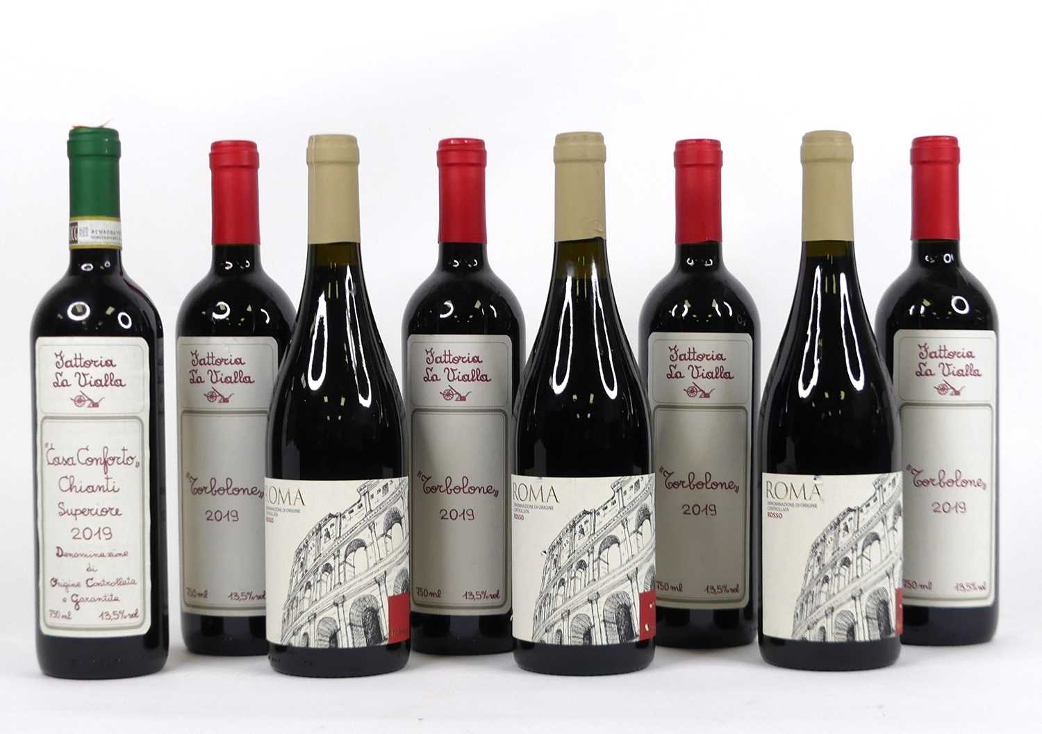 Lot 1100 - Roma Rosso 2021, three bottles, Fattoria La...