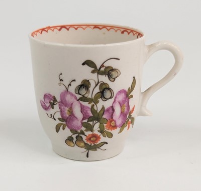 Lot 2089 - A Lowestoft porcelain coffee can, circa 1790,...
