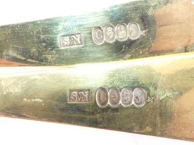 Lot 2159 - A pair of George IV Irish silver gilt berry...