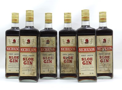 Lot 1535 - Nicholson Finest Liqueur Sloe Gin, 70cl, 25%,...