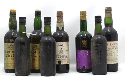 Lot 1368 - Captain's Choice sherry, two bottles;...