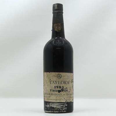 Lot 1372 - Taylor's vintage port, 1983, one bottle