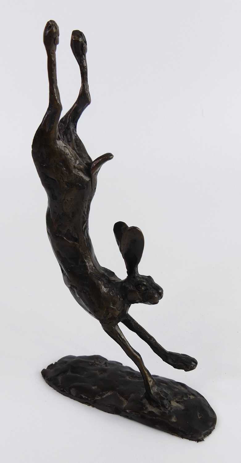 Lot 142 - Paul Jenkins (b.1949) - Landing Hare, bronze,...