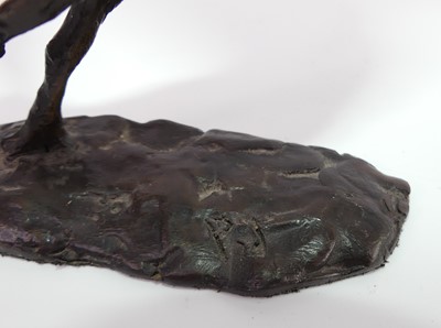 Lot 142 - Paul Jenkins (b.1949) - Landing Hare, bronze,...