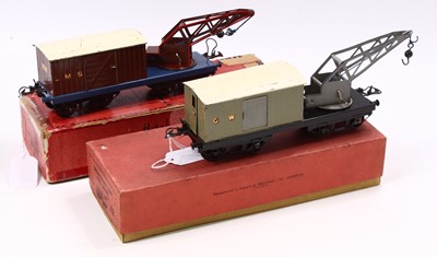 Lot 310 - Two No.2 breakdown vans and cranes: 1931 LMS...