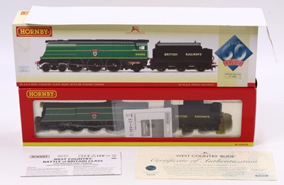 Lot 575 - R2685 Hornby BR 4-6-2 West Country loco 34006...