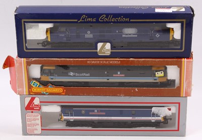 Lot 582 - Three diesel locos: Hornby R886 class 47...