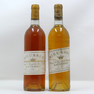 Lot 1276 - Château Rieussec, 1976, Sauternes, one bottle;...