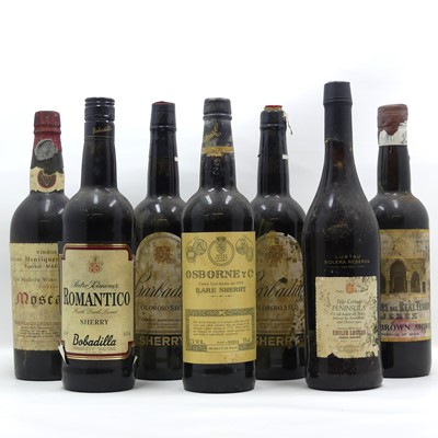 Lot 1374 - Bailen Osborne NV sherry, three bottles;...