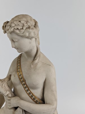 Lot 2115 - A pair of Goss parian figures of ladies, circa...