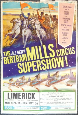 Lot 190 - Bertram Mills Circus - a vintage colour...