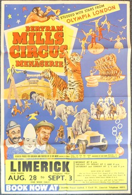 Lot 191 - Bertram Mills Circus - a vintage colour...