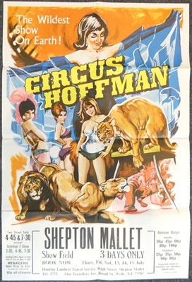 Lot 175 - Circus Hoffman - a vintage colour lithographic...