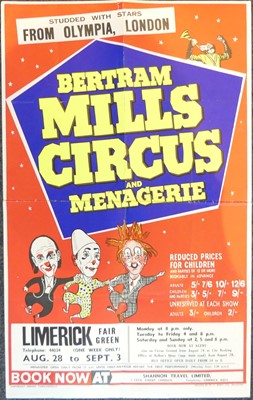 Lot 185 - Bertram Mills Circus - a vintage colour...