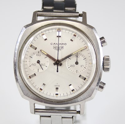 Lot 2321 - A Heuer Camaro gent's stainless steel...