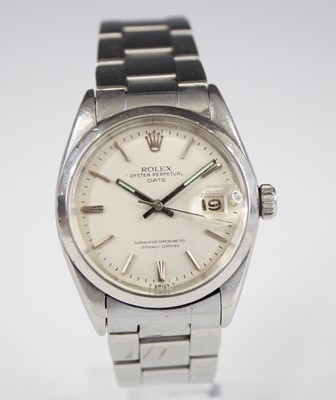 Lot 2326 - A Rolex Oyster Perpetual Date superlative...