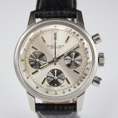 Lot 2324 - A gent's stainless steel Breitling 'Long...