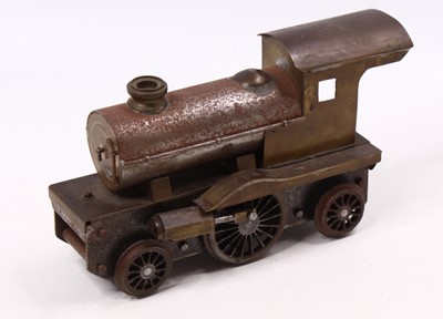 Lot 20 - 2-inch part built locomotive, 2-2-2...