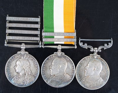 Lot A Boer War pair to include a Queen's South...