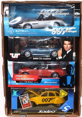 Lot 1808 - James Bond 007 related 1/18 scale boxed group...